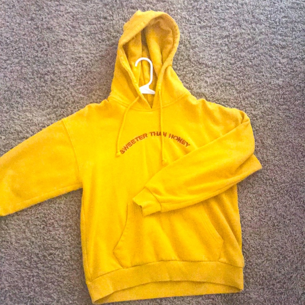 yellow (sweeter than honey) sweatshirt